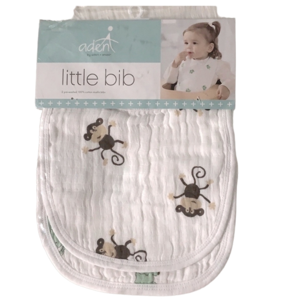 Aden + Anais Silky Little Bibs, 2 Pack